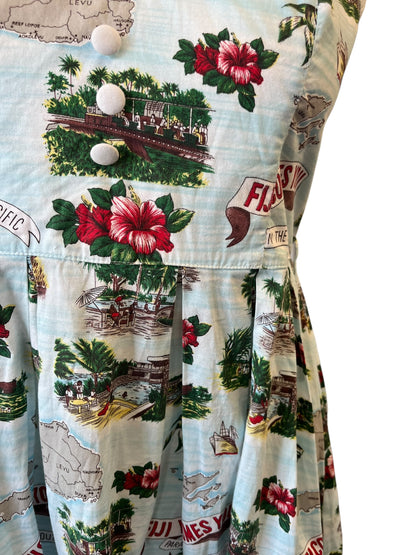 HELL BUNNY VIXEN SOUTH PACIFIC DRESS | XL