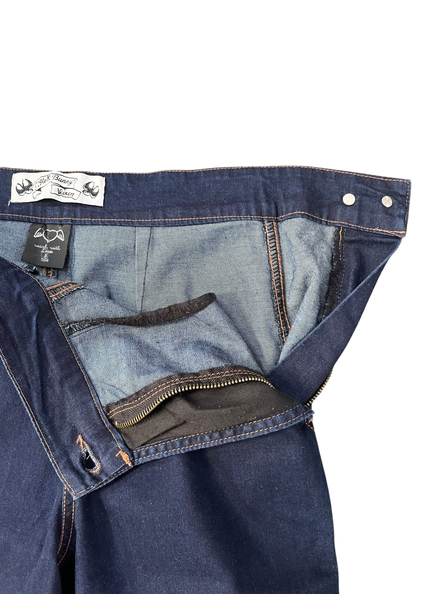 HELL BUNNY BLUE JEANS | 10