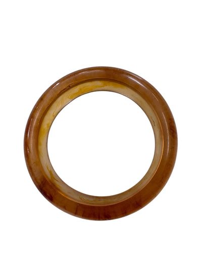 ORANGE FLECKED TRANSLUCENT BANGLE
