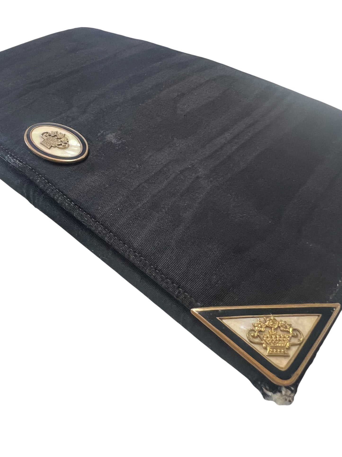 BLACK MOTHER OF PEARL CLUTCH