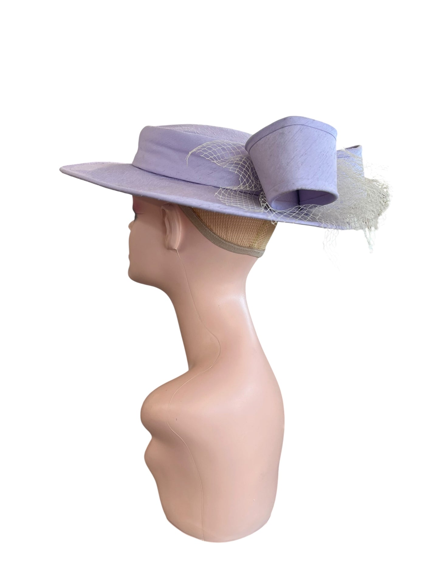 LAVENDER BOW HAT