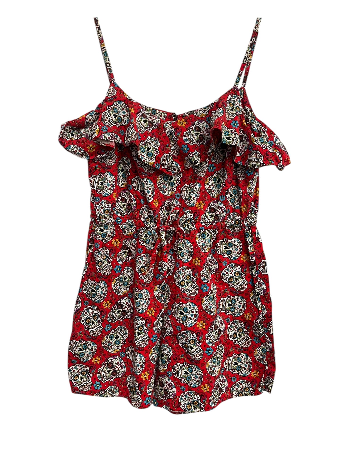 DAY OF THE DEAD ROMPER SZ 16