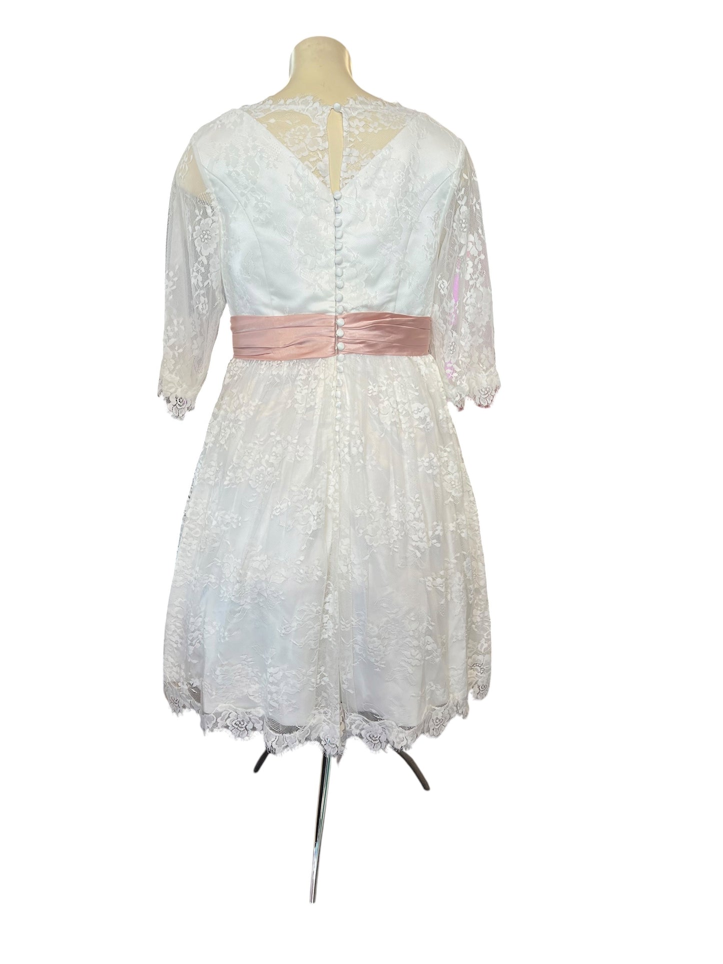 TEA LENGTH WEDDING DRESS | 16/18