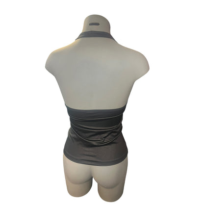 GLASSON WET LOOK HALTER TOP | 8