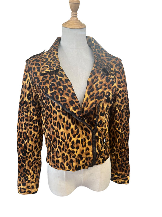 SOURPUSS  LEOPARD PRINT JACKET | L