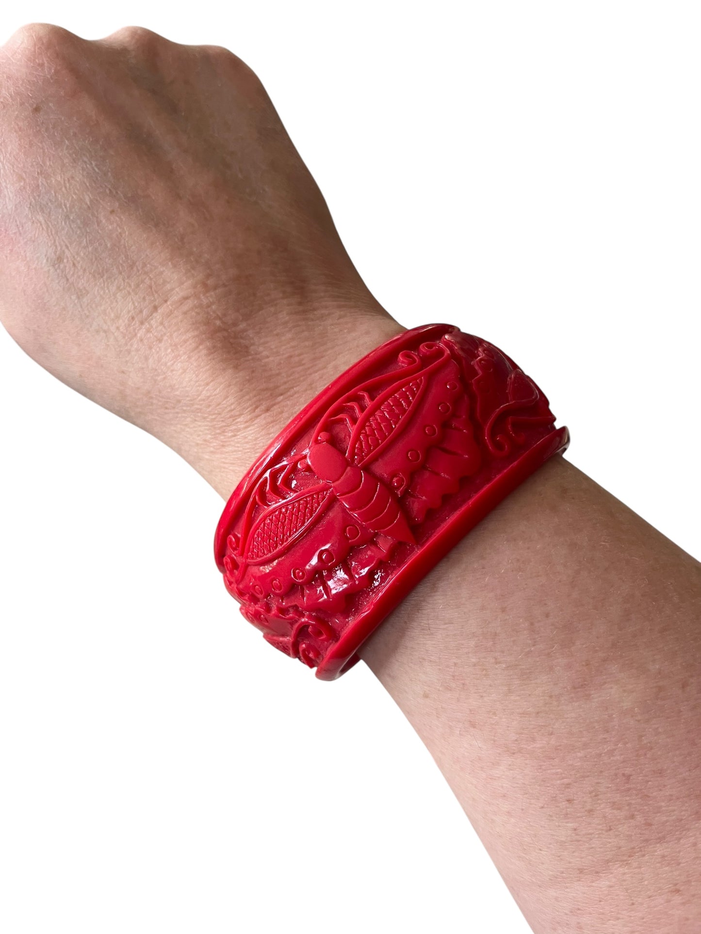RED MOTH BANGLE