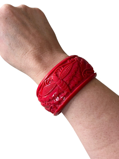 RED MOTH BANGLE