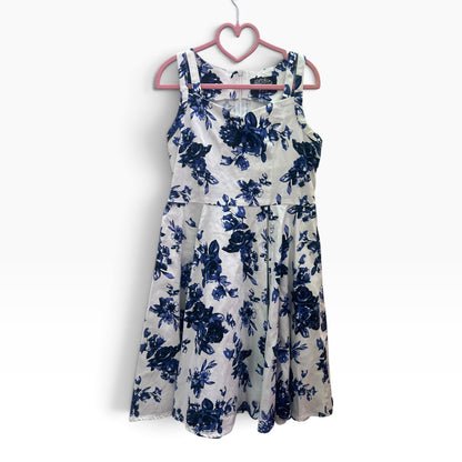 H&R BLUE ROSE DRESS | 9-10