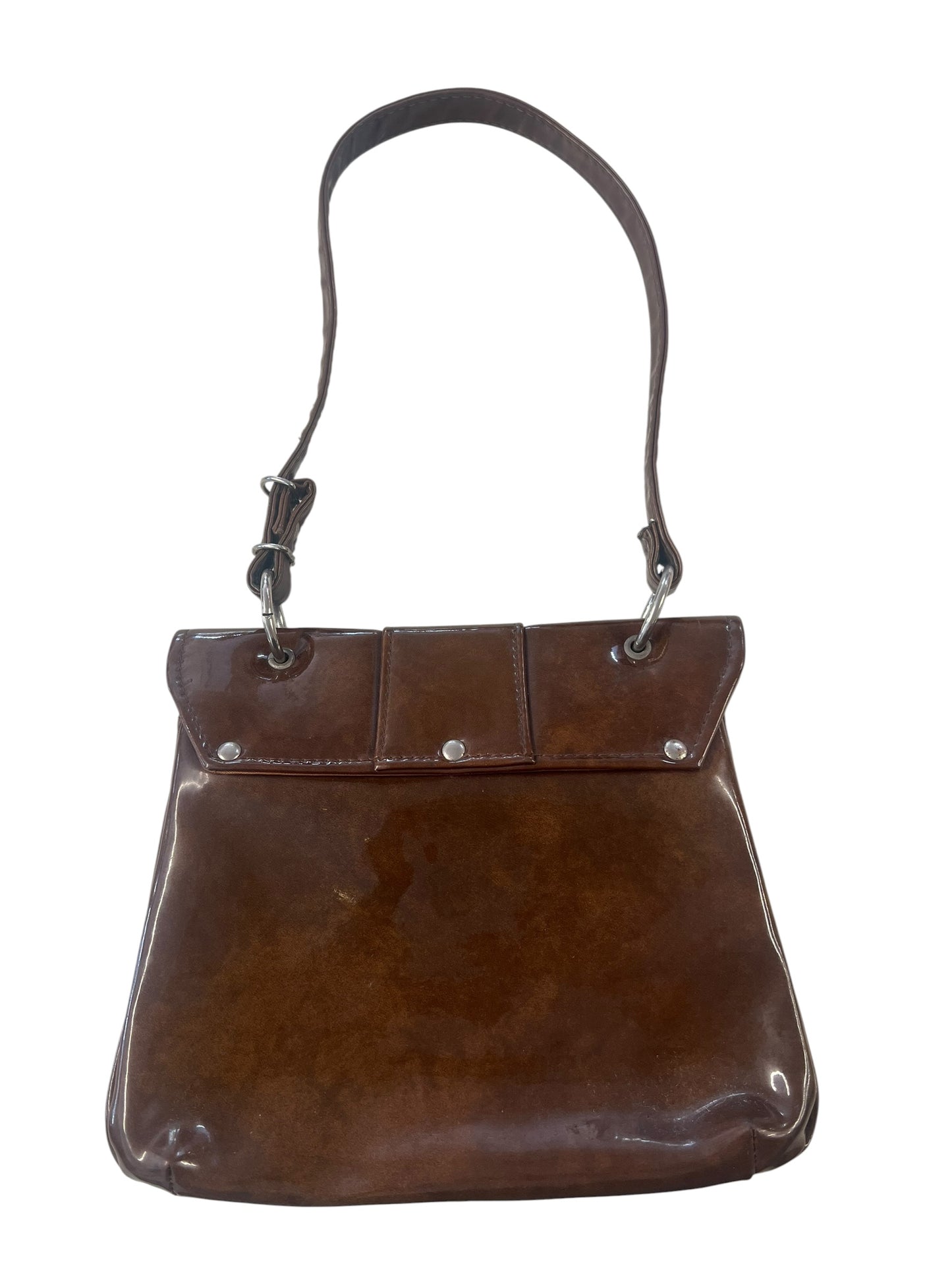 BL FLORIAN BROWN VINYL BAG