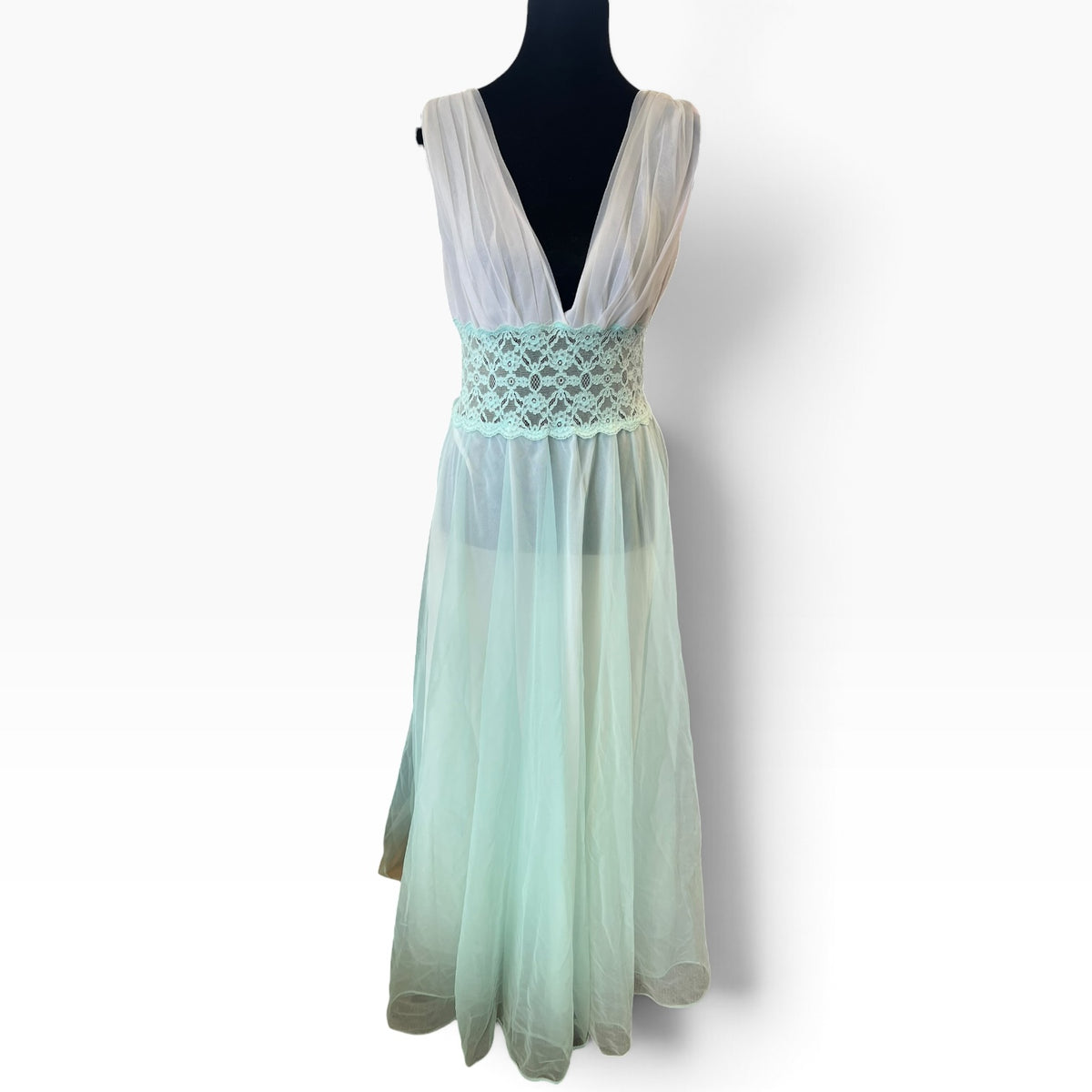BLUE & WHITE NIGHTIE | 8
