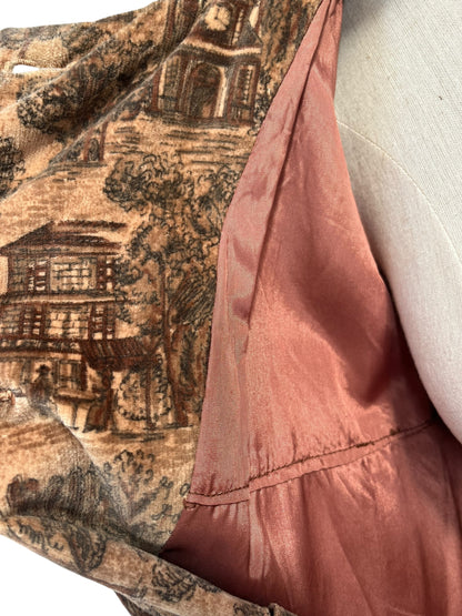 CHARMING VELVET CAPE