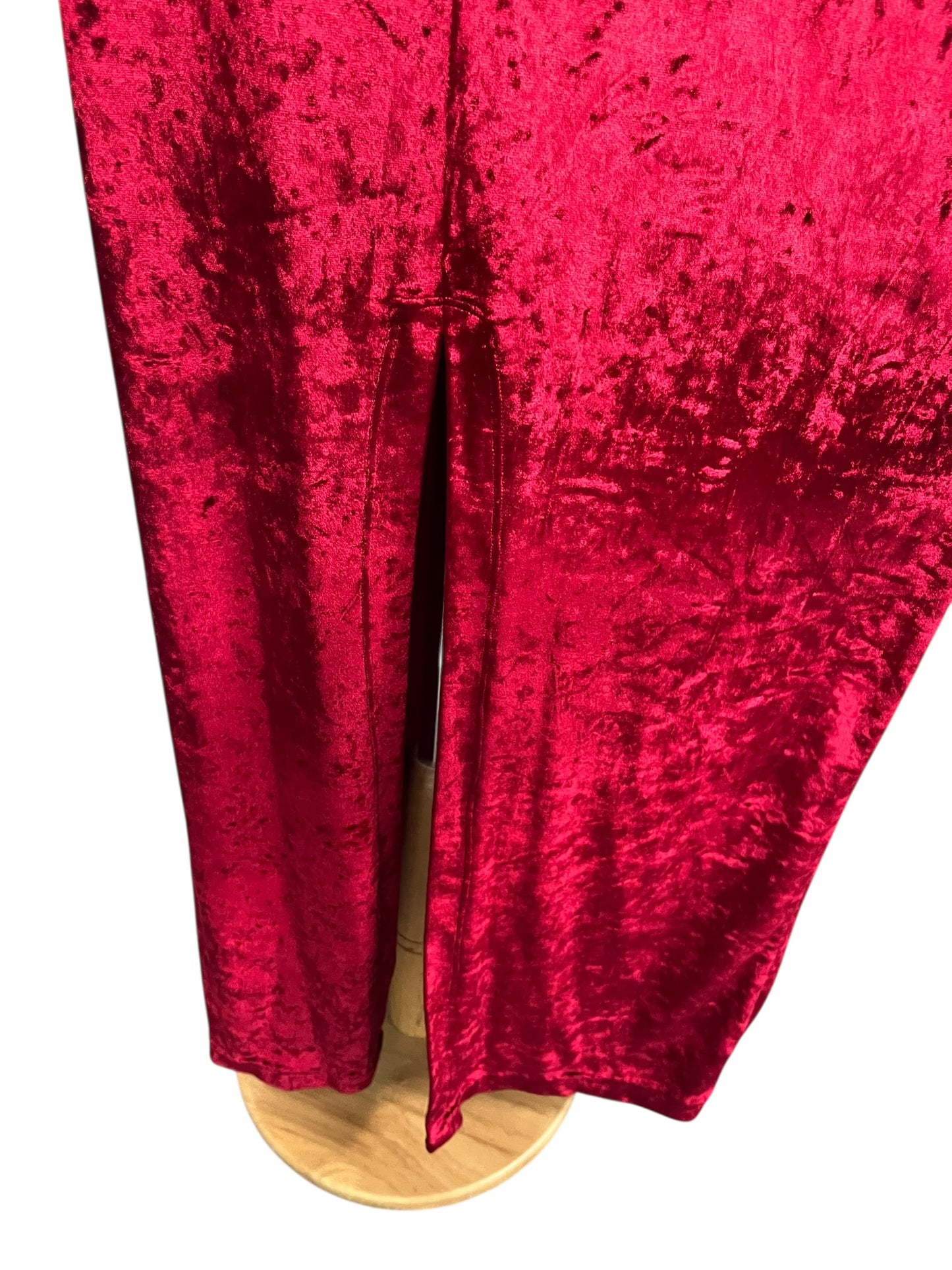 LISA HO RED VELVET DRESS | 12