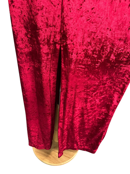 LISA HO RED VELVET DRESS | 12