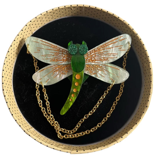 AS THE DRAGON FLIES BROOCH