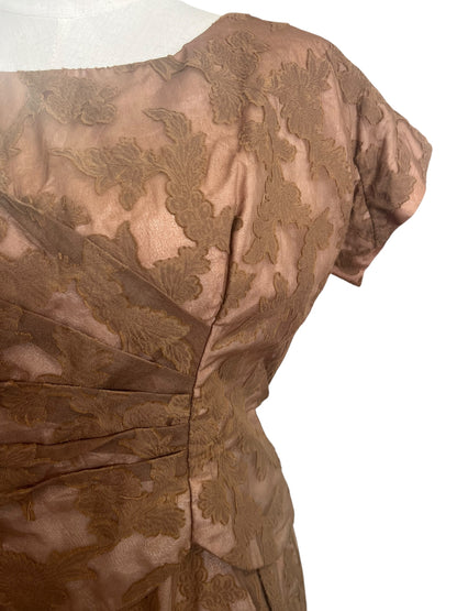 SILTEX COCOA CHIFFON DRESS | 10