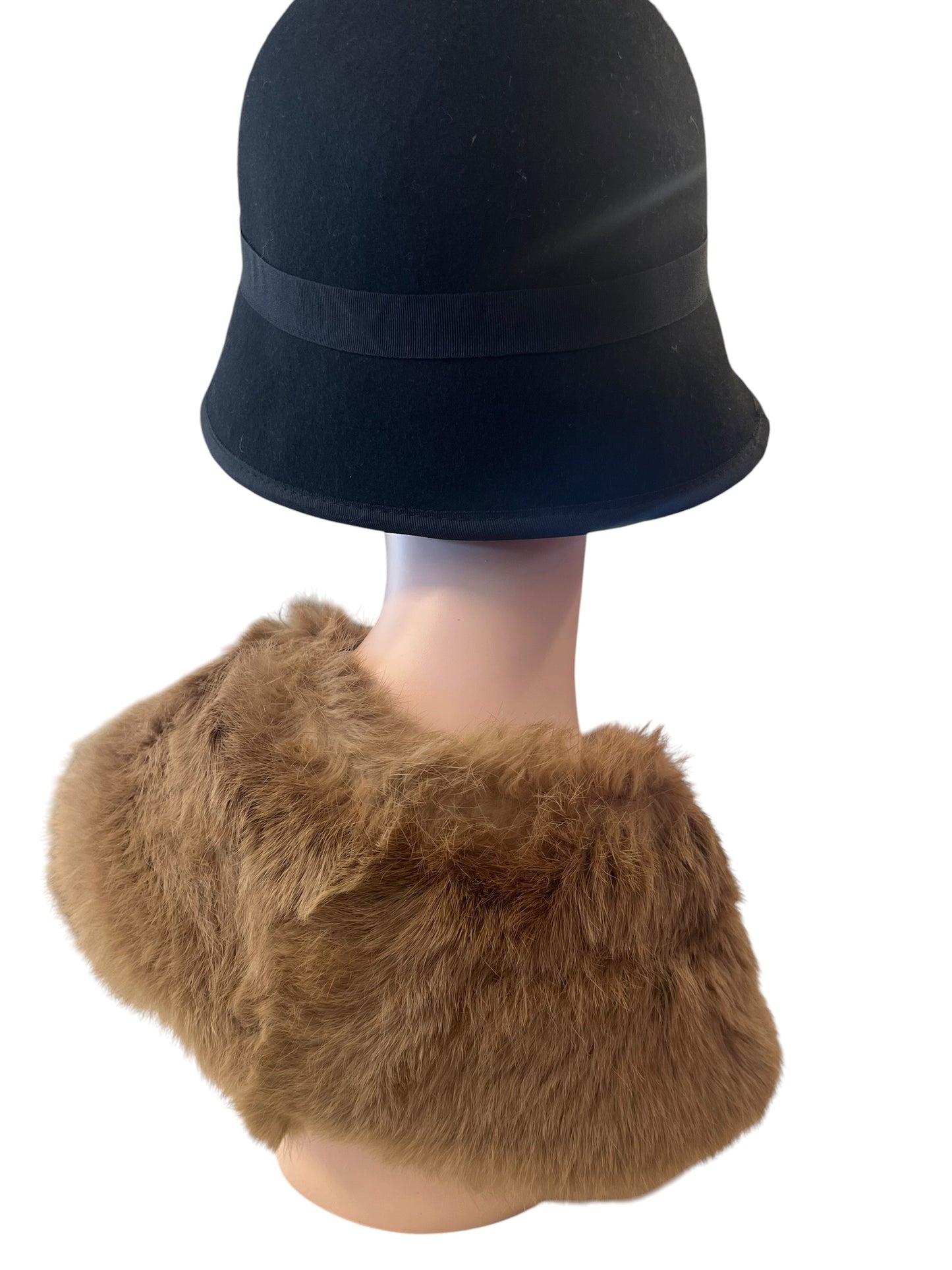 RABBIT FUR NECK CUFF