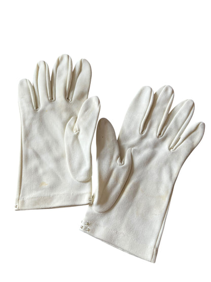 CREAM & PEARL GLOVES