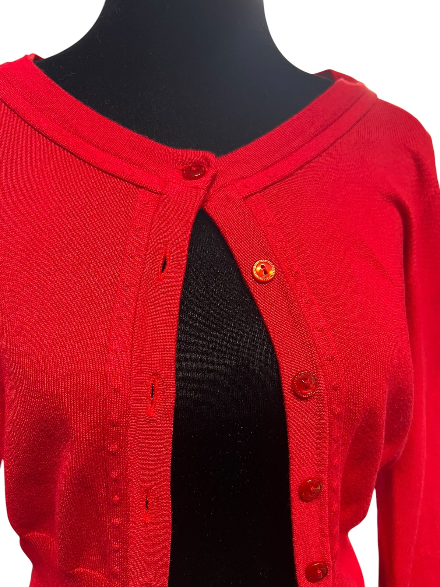 REVIEW RED CARDIGAN | 10