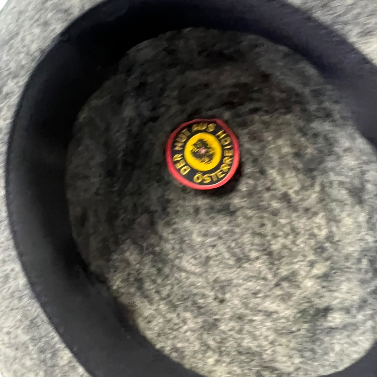 GREY GERMAN WOOL HAT