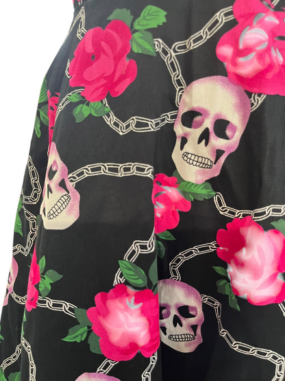 HEARTS & ROSE SKULL DRESS | 14
