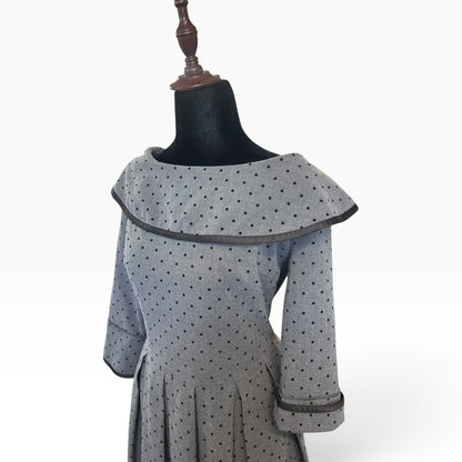 TATYANA GREY POLKA DOT DRESS | S/10