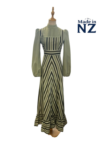 ESTELLE ROSE GREEN 70S DRESS | 8
