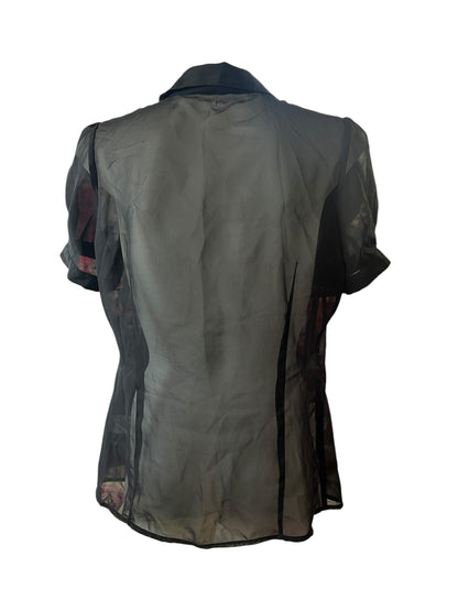 REVIVAL BLACK SHEER BLOUSE | 10