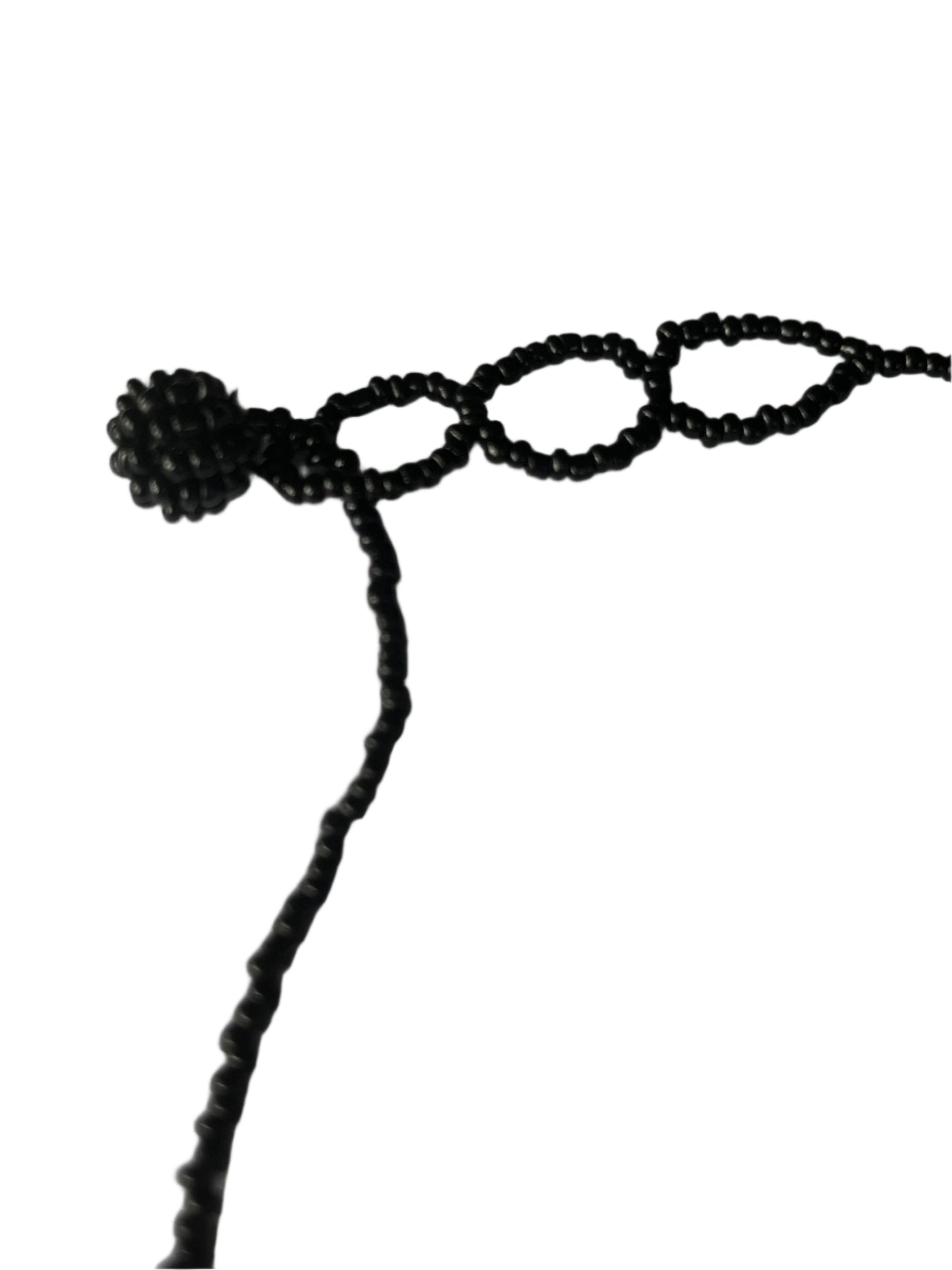 BLACK SEED BEAD CHOKER