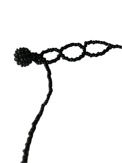 BLACK SEED BEAD CHOKER