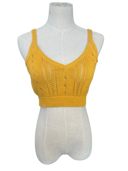 MUSTARD KNIT TOP | 10