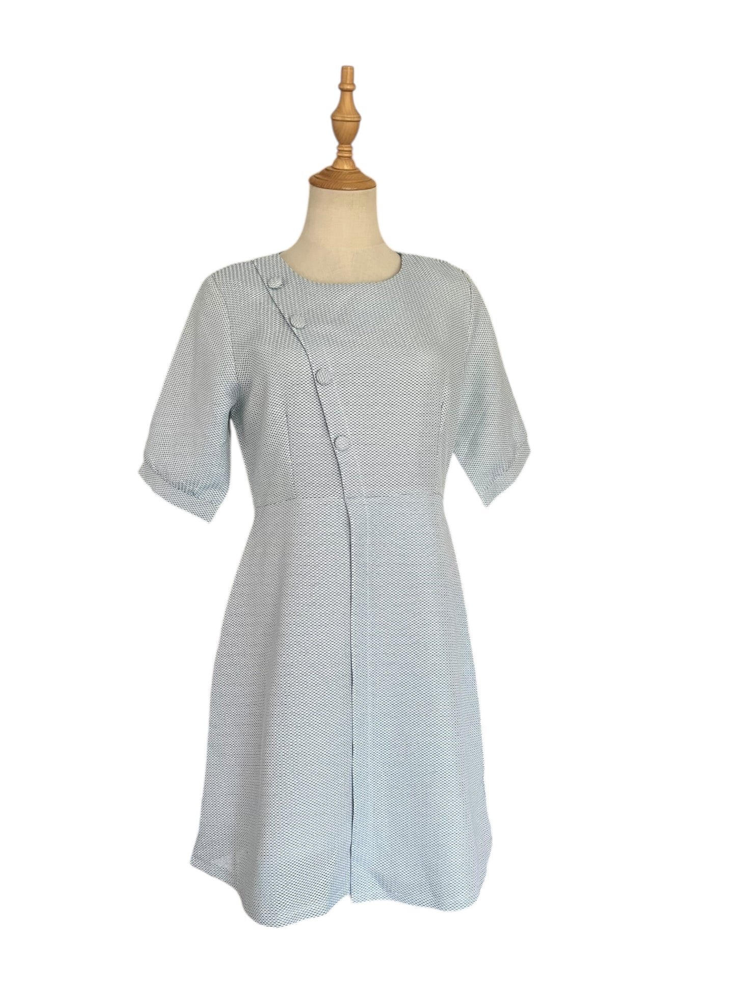 SHIBI BLUE 60S DRESS | 12