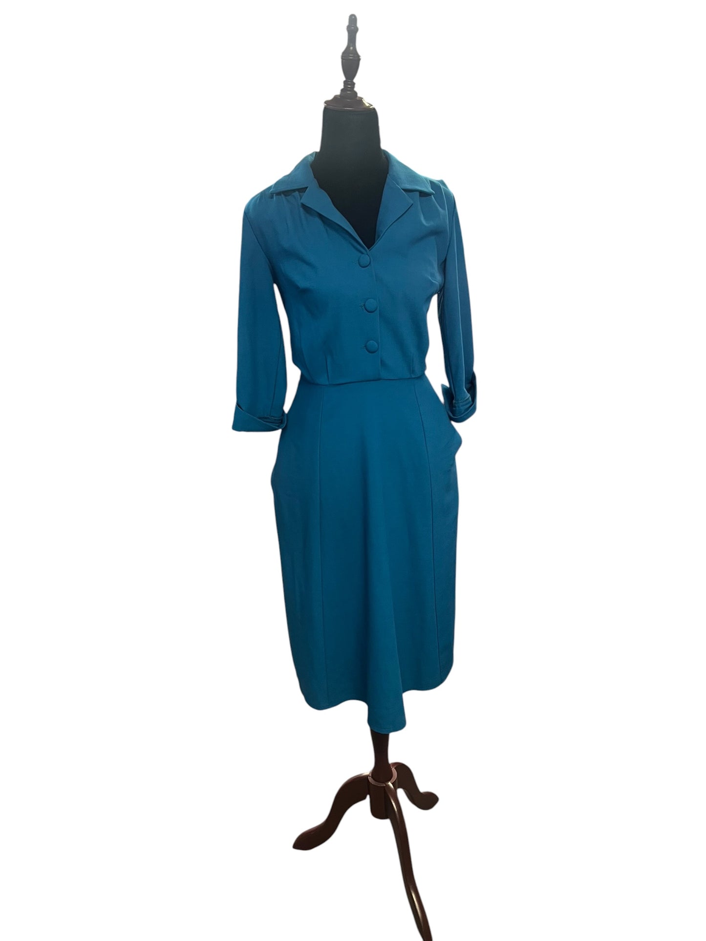 ZOE VINE BLUE DRESS | 8
