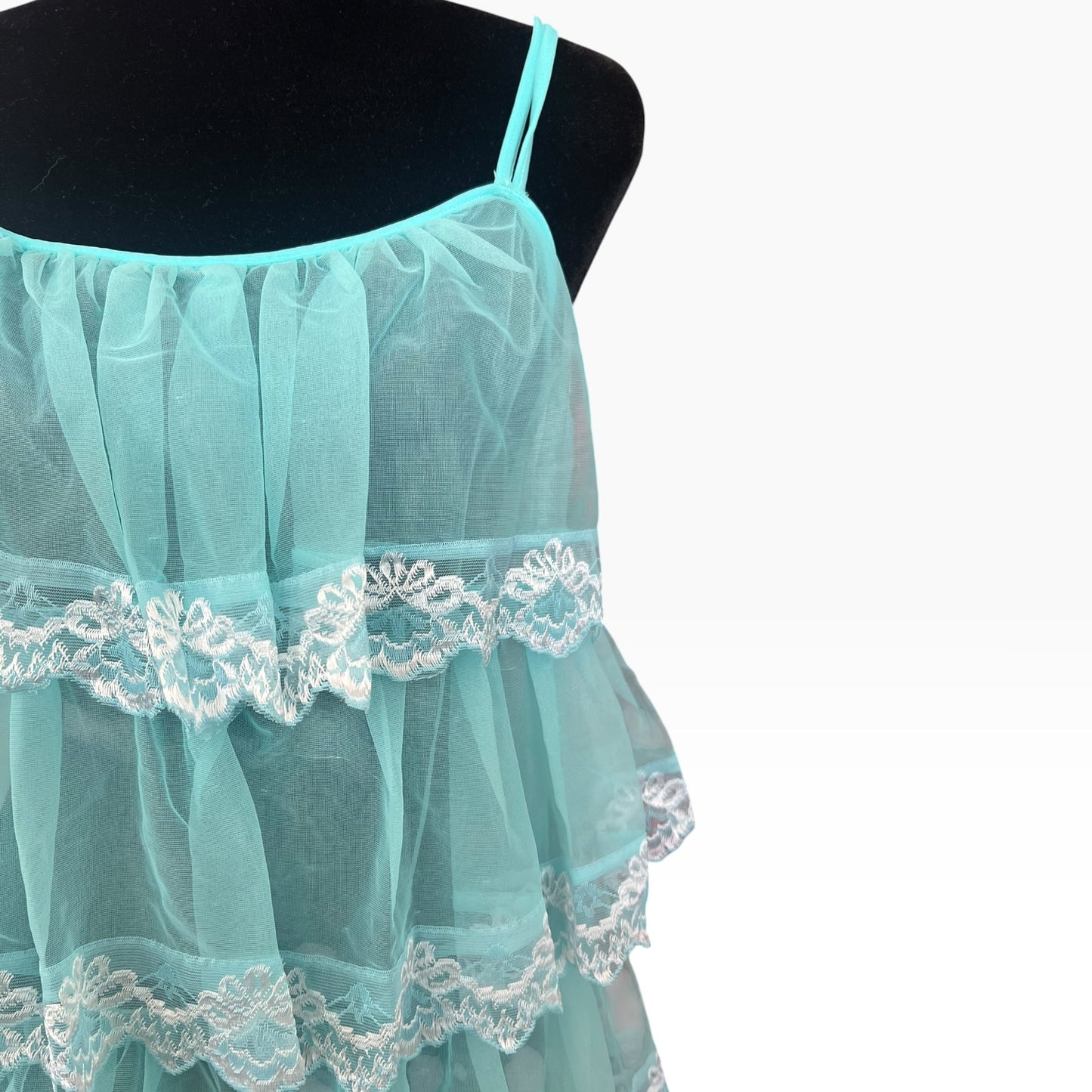 SEA BLUE NYLON TEIRED NYLON | 10