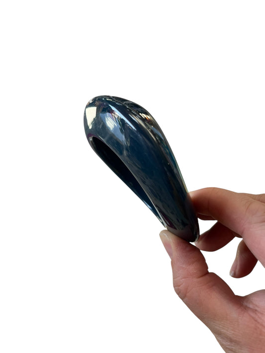 ABSTRACT SLADE BLUE  BANGLE