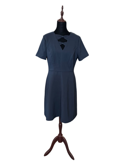 REVIEW NAVY BOW DRESS | 12