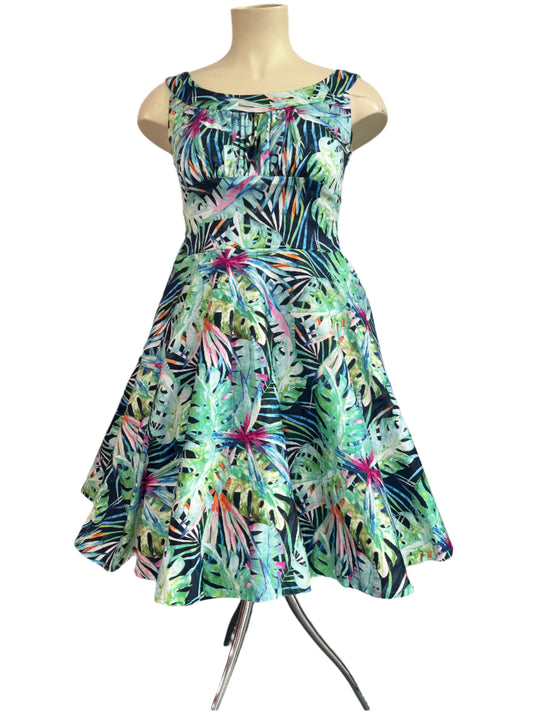 COTTON JUNGLE DRESS SZ 12