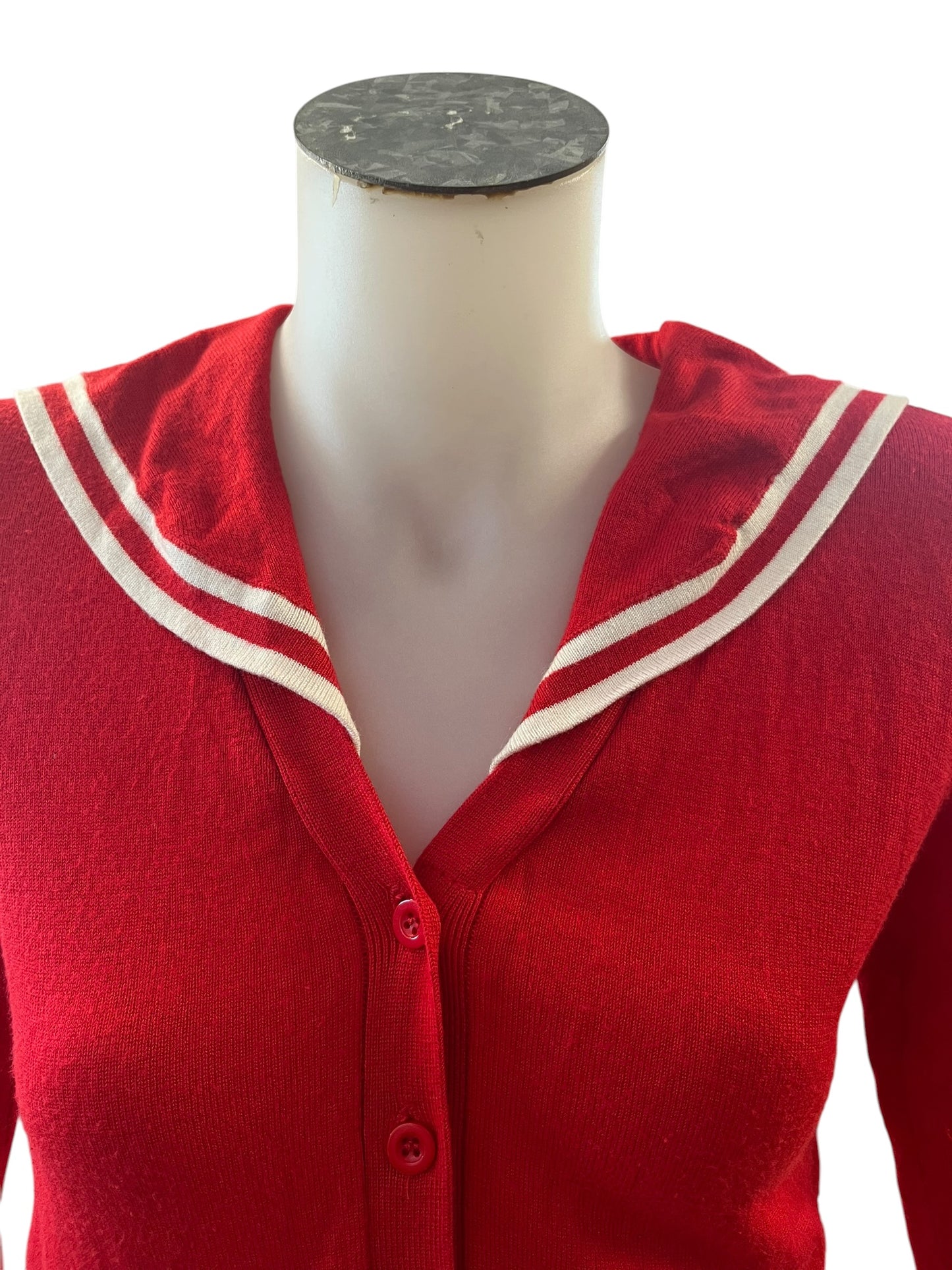 HELLBUNNY RED CARDIGAN  | XS