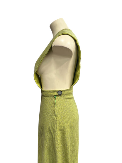 GREEN PINAFORE DRESS | 12