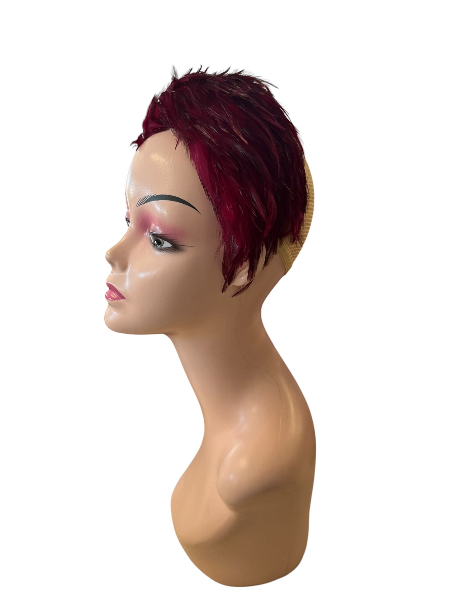 RED FEATHER HEADPIECE