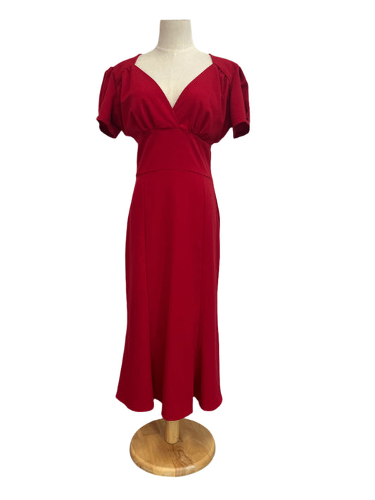 20th CENTURY FOX RED DRESS SZ 12