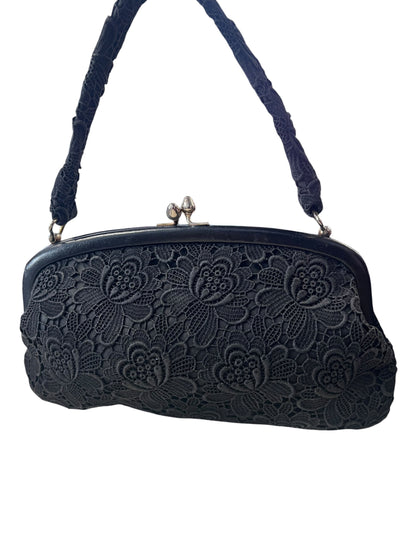 BLACK DAISY HANDBAG