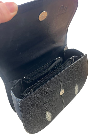 RARE STINGRAY LEATHER SHOULDER BAG