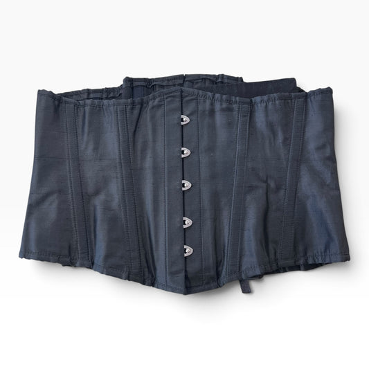 BLACK SILK CORSET | 34