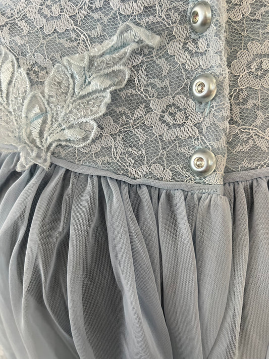 PASTEL BLUE LACE ROBE | 18/20