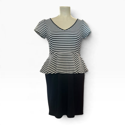 CITY CHIC PEPLUM DRESS | 16