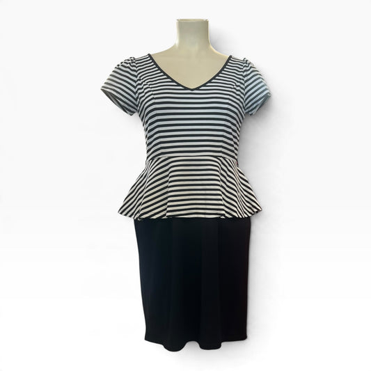 CITY CHIC PEPLUM DRESS | 16