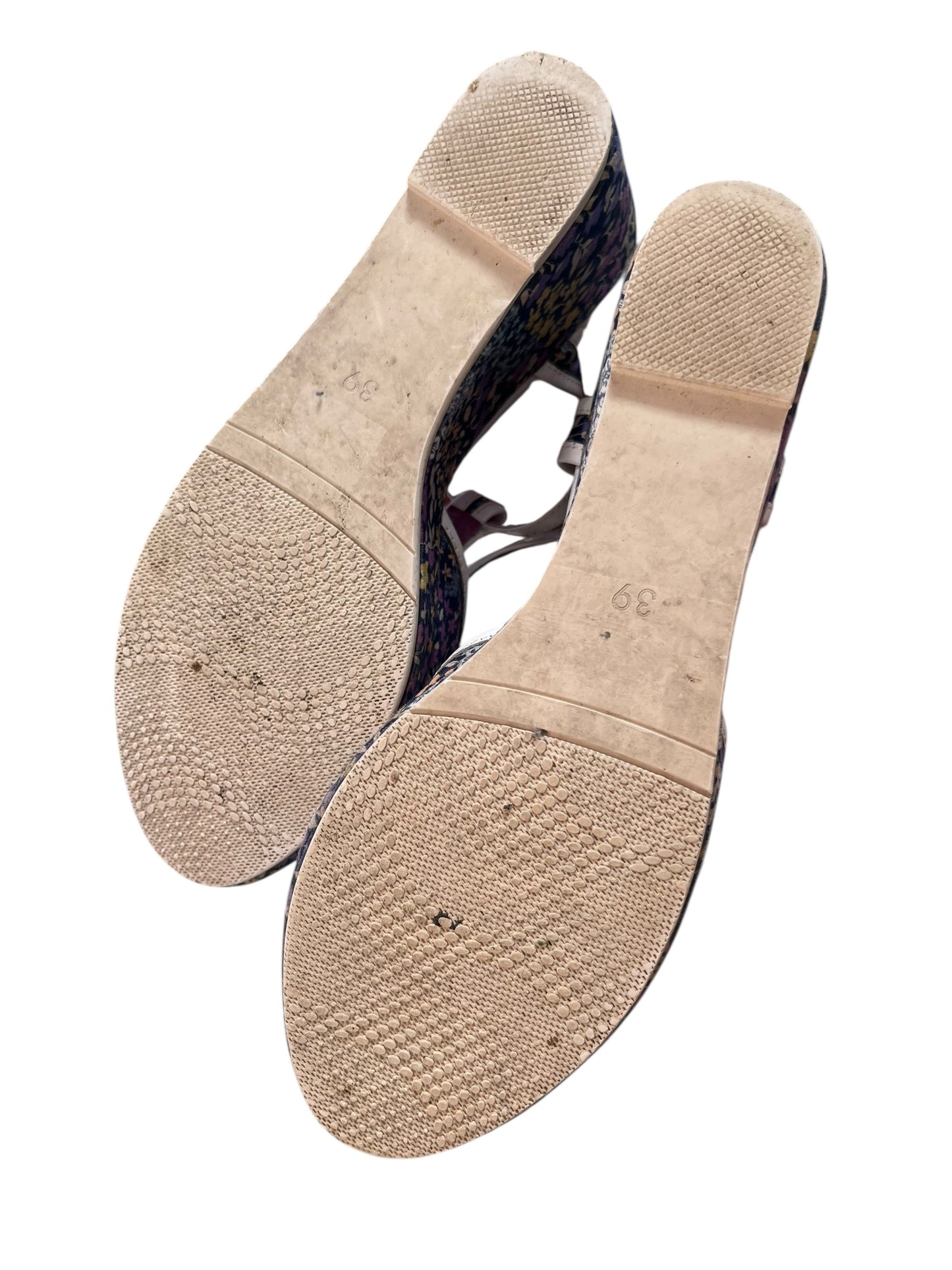 MINX PURPLE FLORAL WEDGES | 8