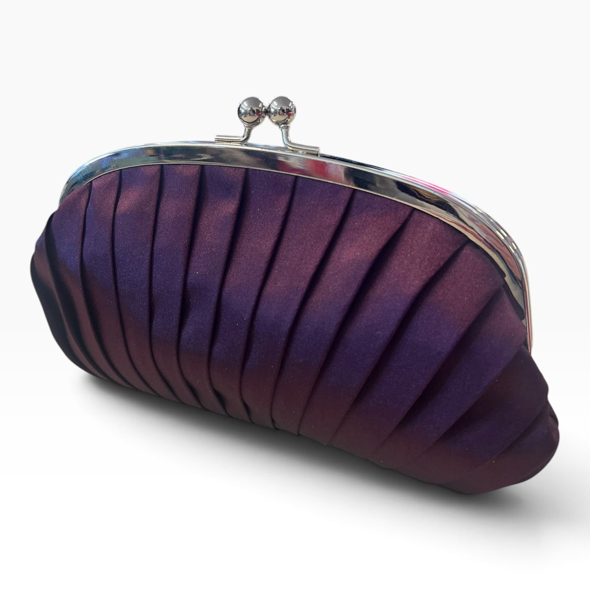 AUBERGINE EVENING BAG