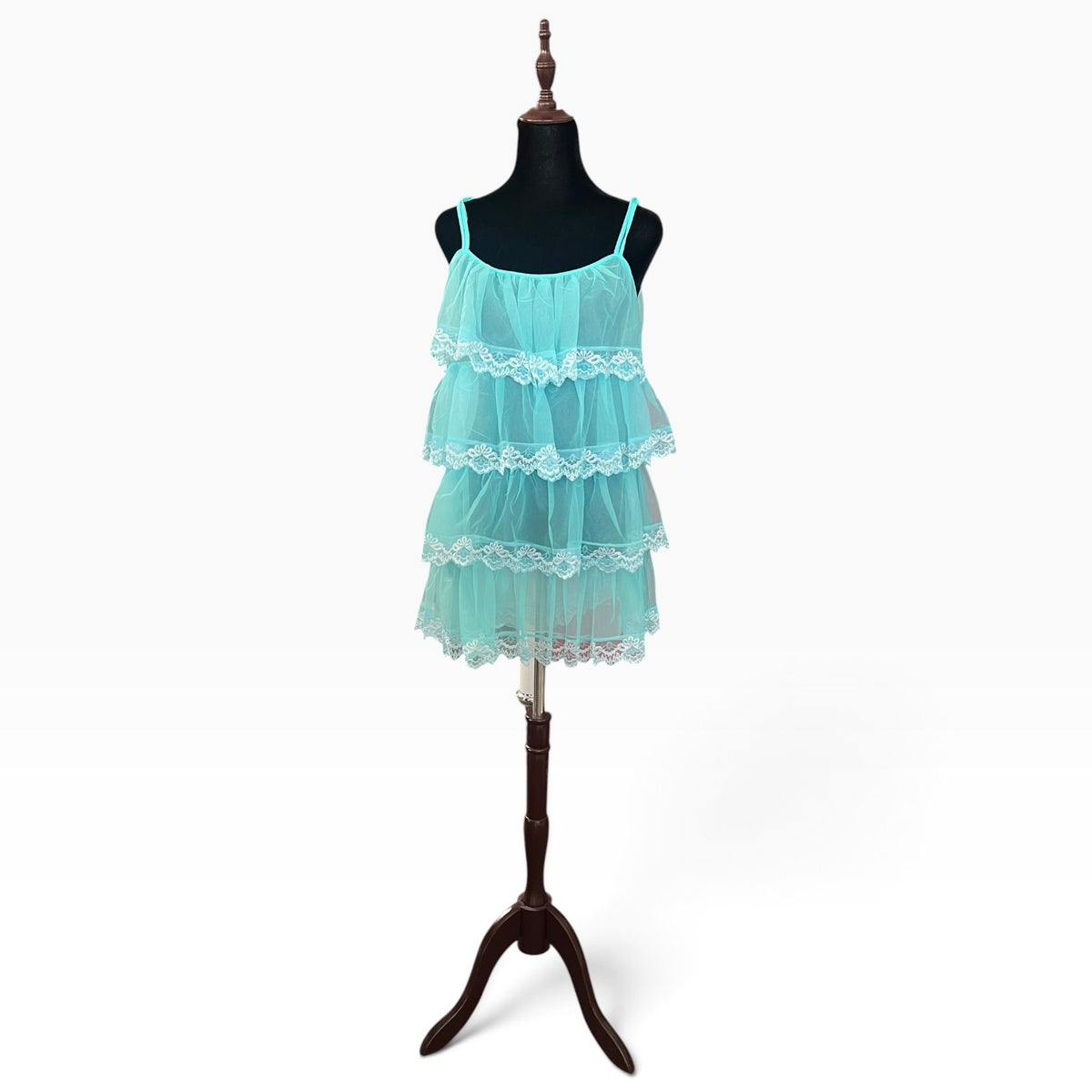 SEA BLUE NYLON TEIRED NYLON | 10