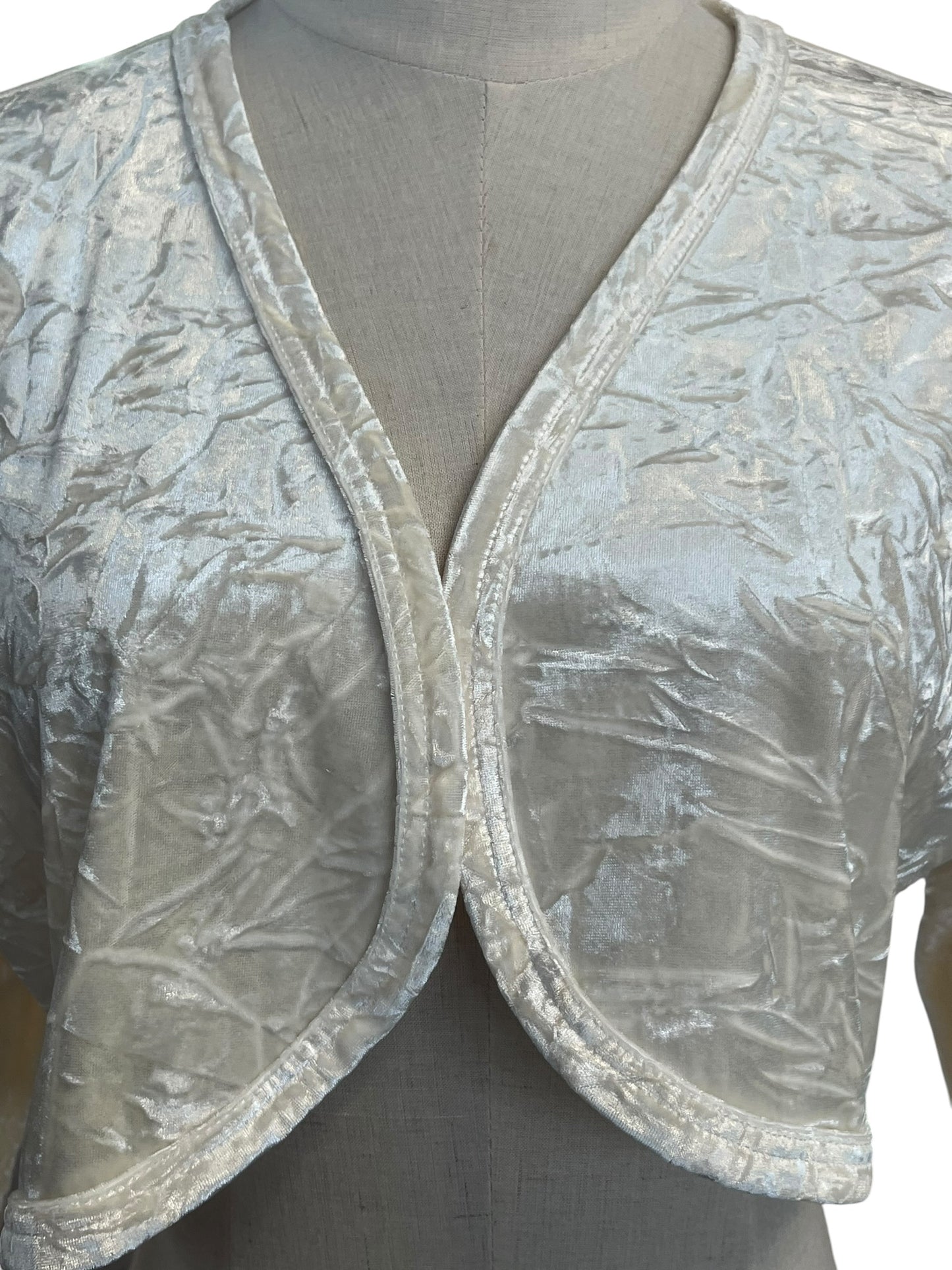 CIRCLE WORKS VELVET BOLERO | M
